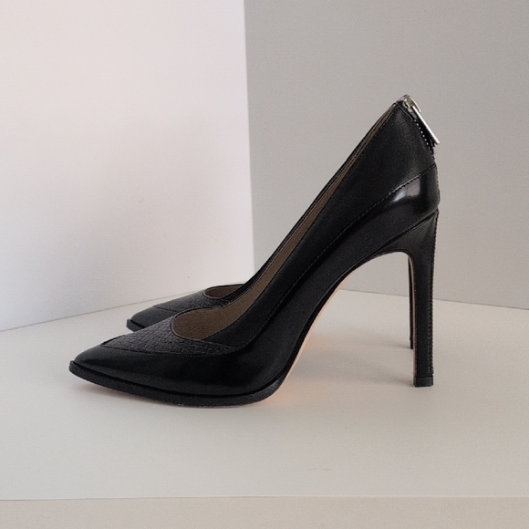 Diesel, Genuine Leather, Zipper Heels, Black, Size 40, Fits 9 US - Picture 5 of 11